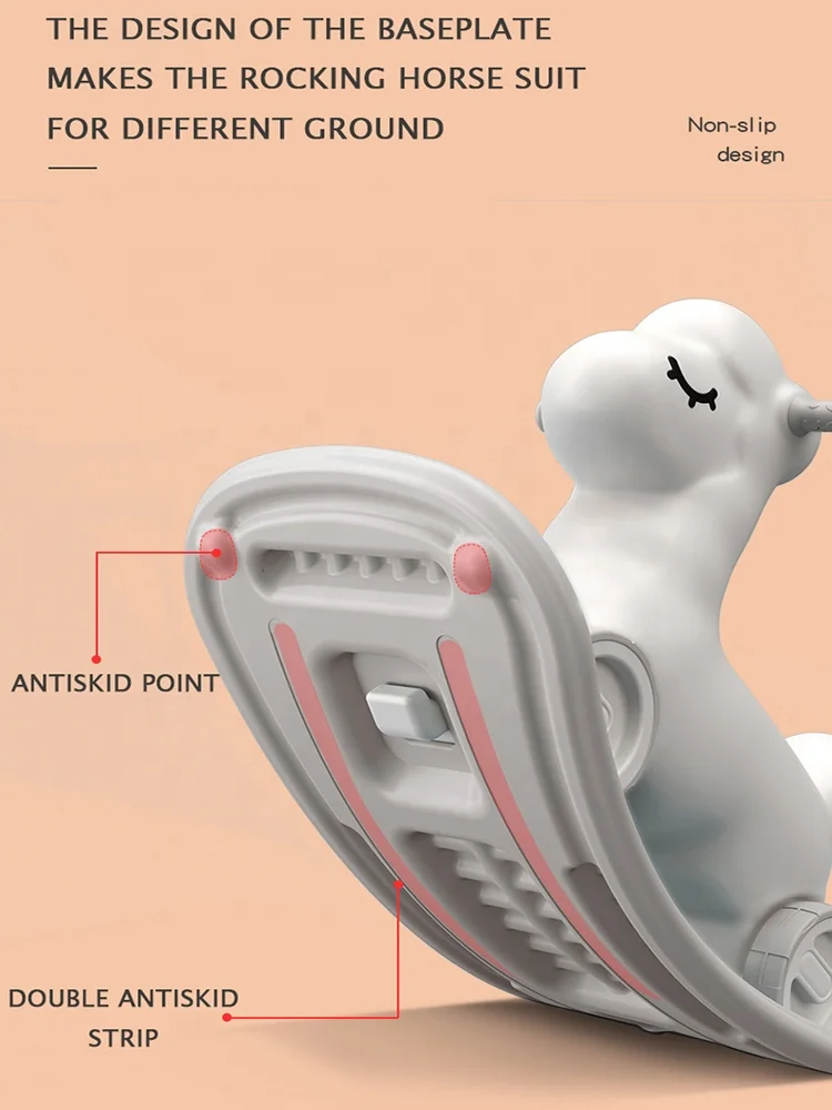 Низкая цена, пластиковая лошадка-качалка, игрушка, лошадь для верховой езды, игрушка для детей