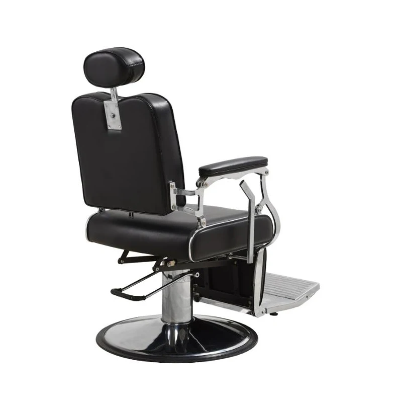 Retro Heavy Duty Vintage Barber Chair Hydraulic Pump Professional Men Shaving Chairs Hair Salon Reclining Barber Chair Antique