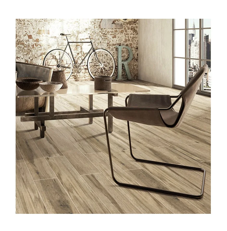 Gray American walnut herringbone wood look flooring tiles