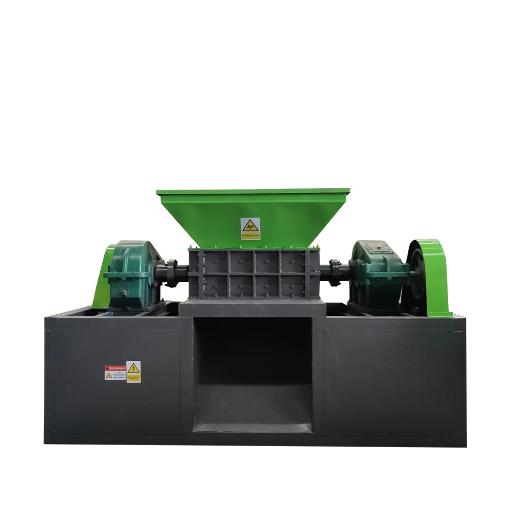 In-stock sales scrap electric motors  shredder used car shredder brass twin-shaft shredder