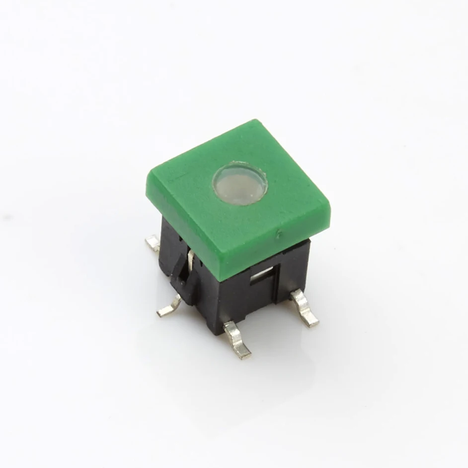 
Светодиодный тактовый выключатель с высокой подсветкой 6*6 мм 7*7 rgb светодиодный smd /smt переключатель 12 В 50 мА 8*8 мм светодиодный Встроенный тактовый выключатель Dip 