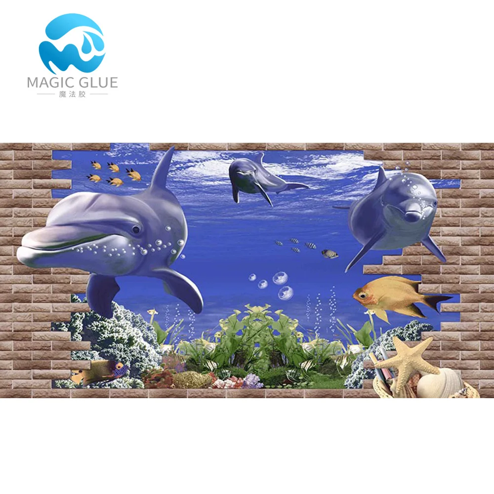 Japan design clear 3d epoxy floor Design