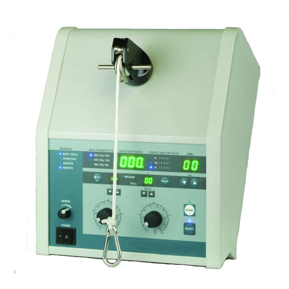 Neck Traction Machine Electric Cervical Lumbar Traction Device Spine Traction Unit for Physiotherapy Decompression Table