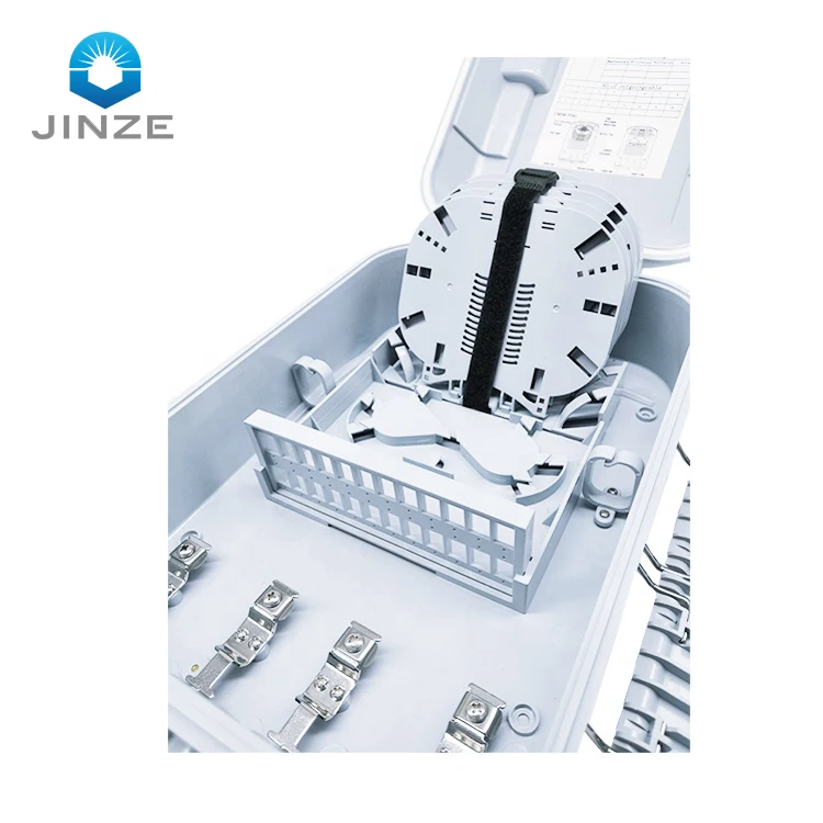 24 Ports FDB/FTB Indoor/outdoor Fiber Distribution Box Fiber Terminal Box Ftth Distribution Box PC ABS Grey or Black