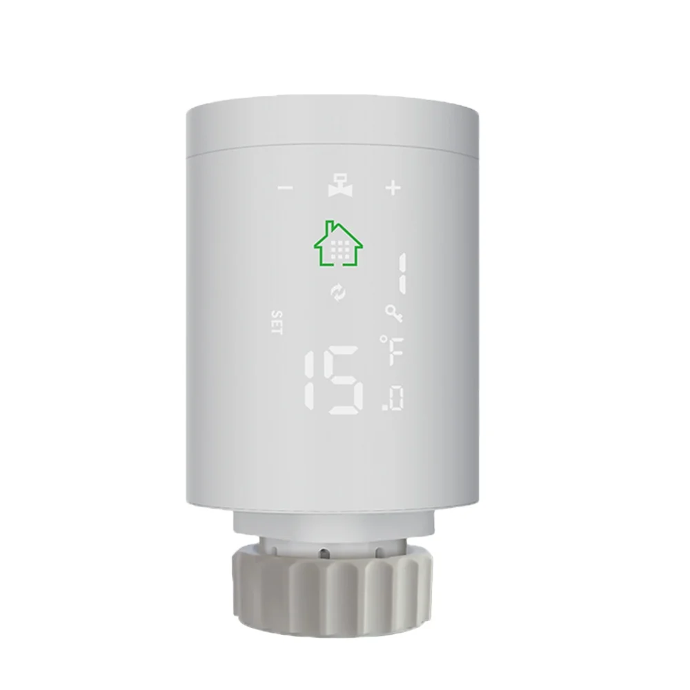 Tuya Smart Radiator Termostat Thermost Valve Vertical Mounting App Control,Easy DIY Installation Work with Alexa,Google Home