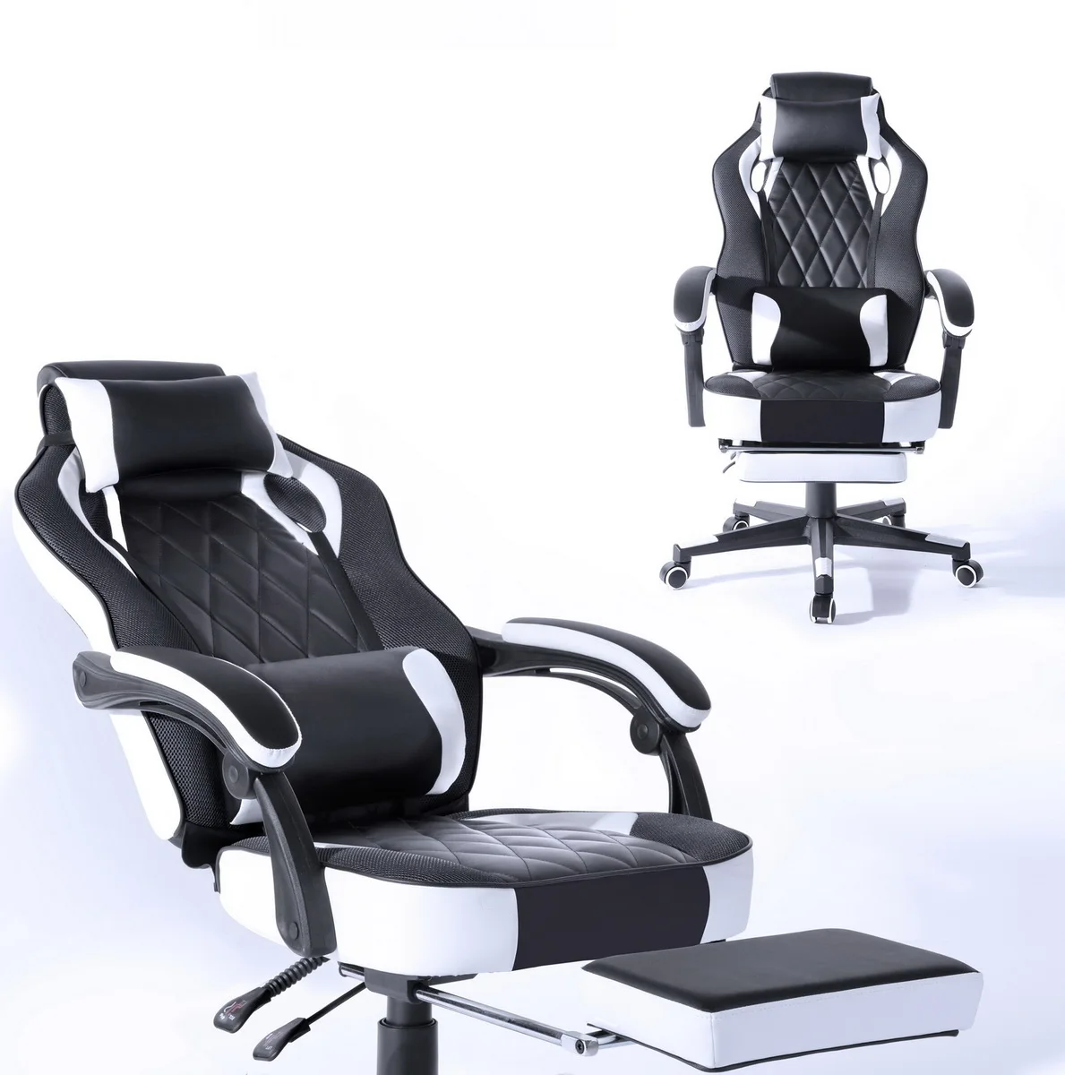 
EU Dropship height adjustable ergonomic gaming chair rgb gaming chair computer custom pu leather gaming chairs 