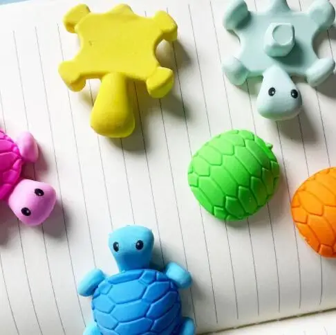 Creative cartoon tortoise eraser student cute shape tortoise eraser student rubber stationery wholesale
