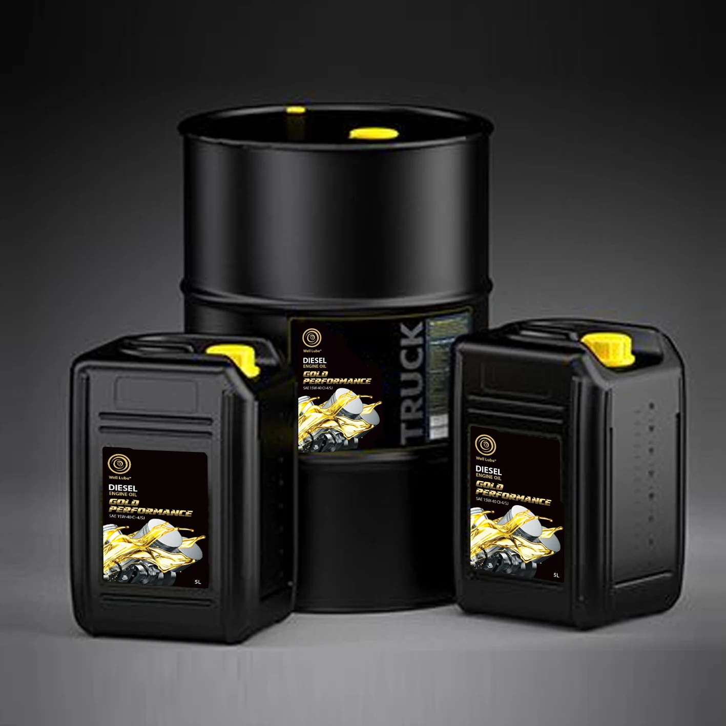 Низкий уровень пепел, длительный срок службы, Высокопрочное дизельное моторное масло