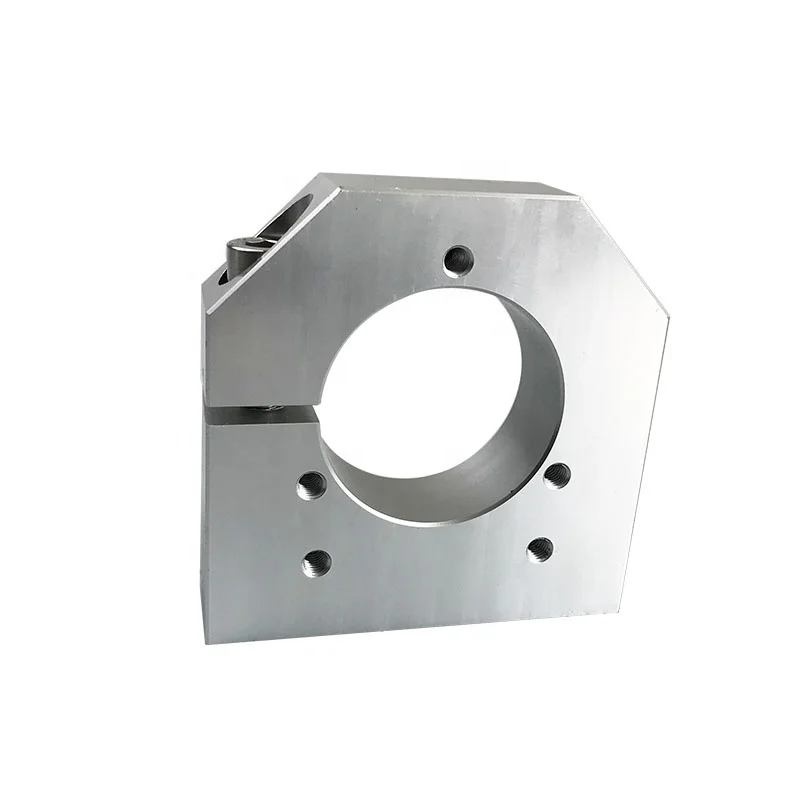 Oem Custom Precision Anodizing Aluminum Alloy Spindle Mount Base Adapter Cnc Machining Milling Parts