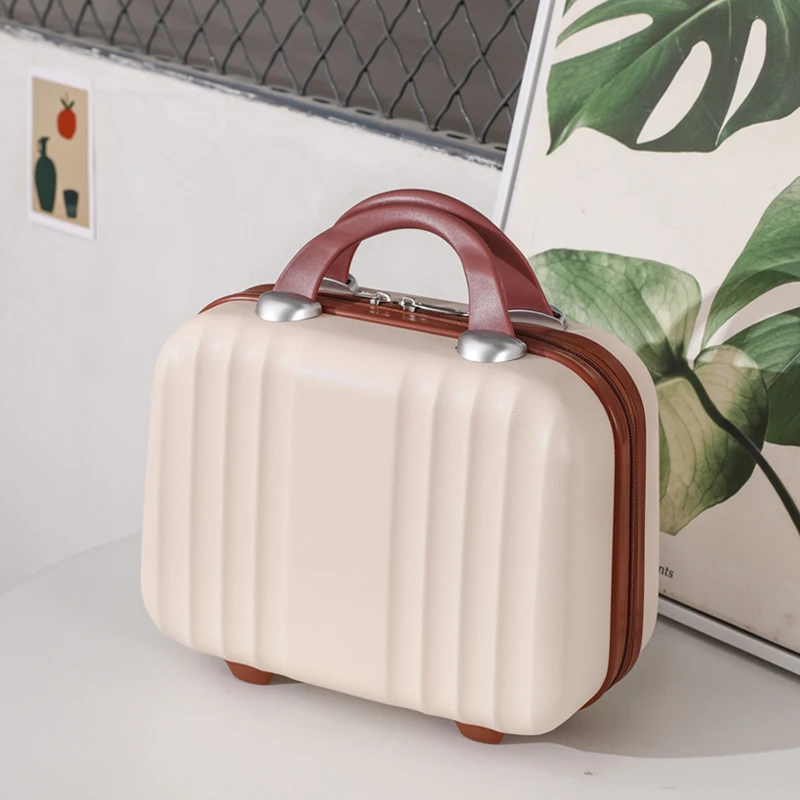 NEW Fashion Small Makeup Bags 14 Inch Girl Mini Case Travel  Woman Suitcase Custom Logo Hand luggage