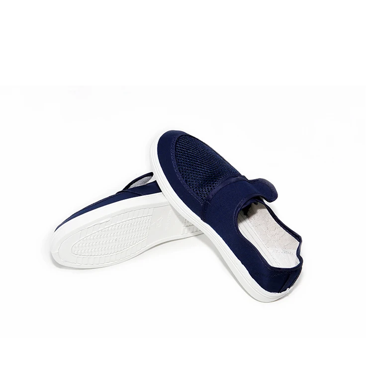 Factory Use Cheap Price Cleanroom PVC ESD Light Weight Unisex Canvas Anti-static Shoes