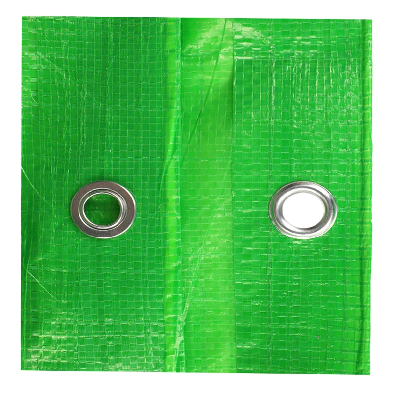 Customized size pe/pp green woven Plastic fabric car tarpaulin Tent Sunscreen truck Tent garage eyelet tarpaulin Vietnam