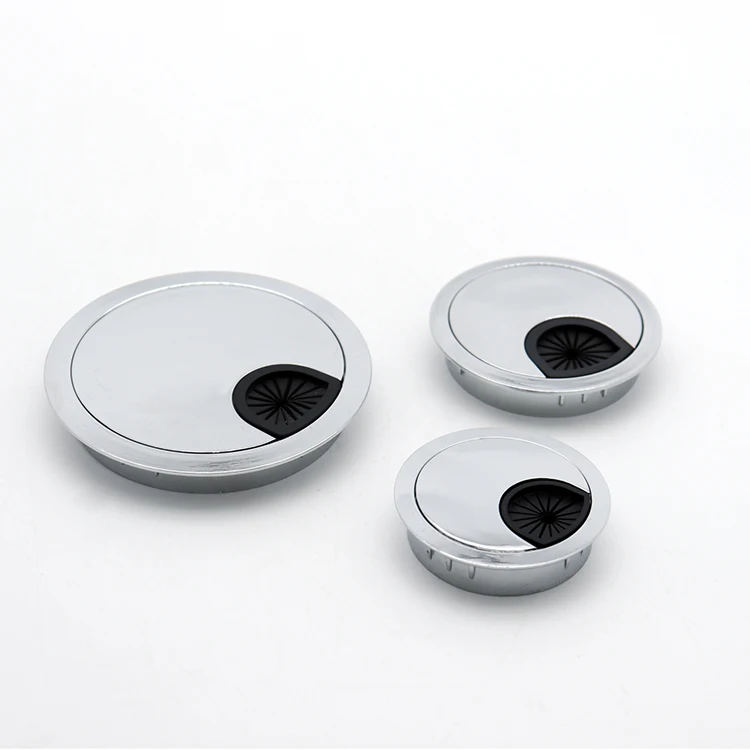 Cable hole cover dustproof waterproof square brush cable desk management grommet