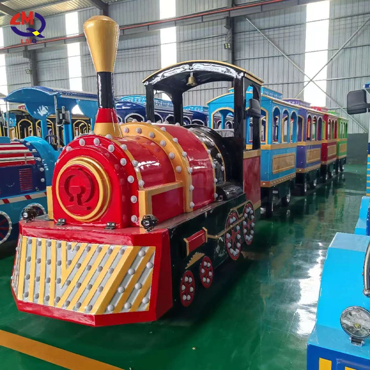 Children Electric Tourist Trackless Amusement Park Train For Sale