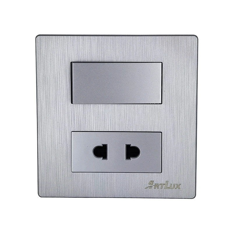 Великобритания Электрический настенный выключатель и розетка 10A несколько 2 контактный разъем питания розетки 250 В