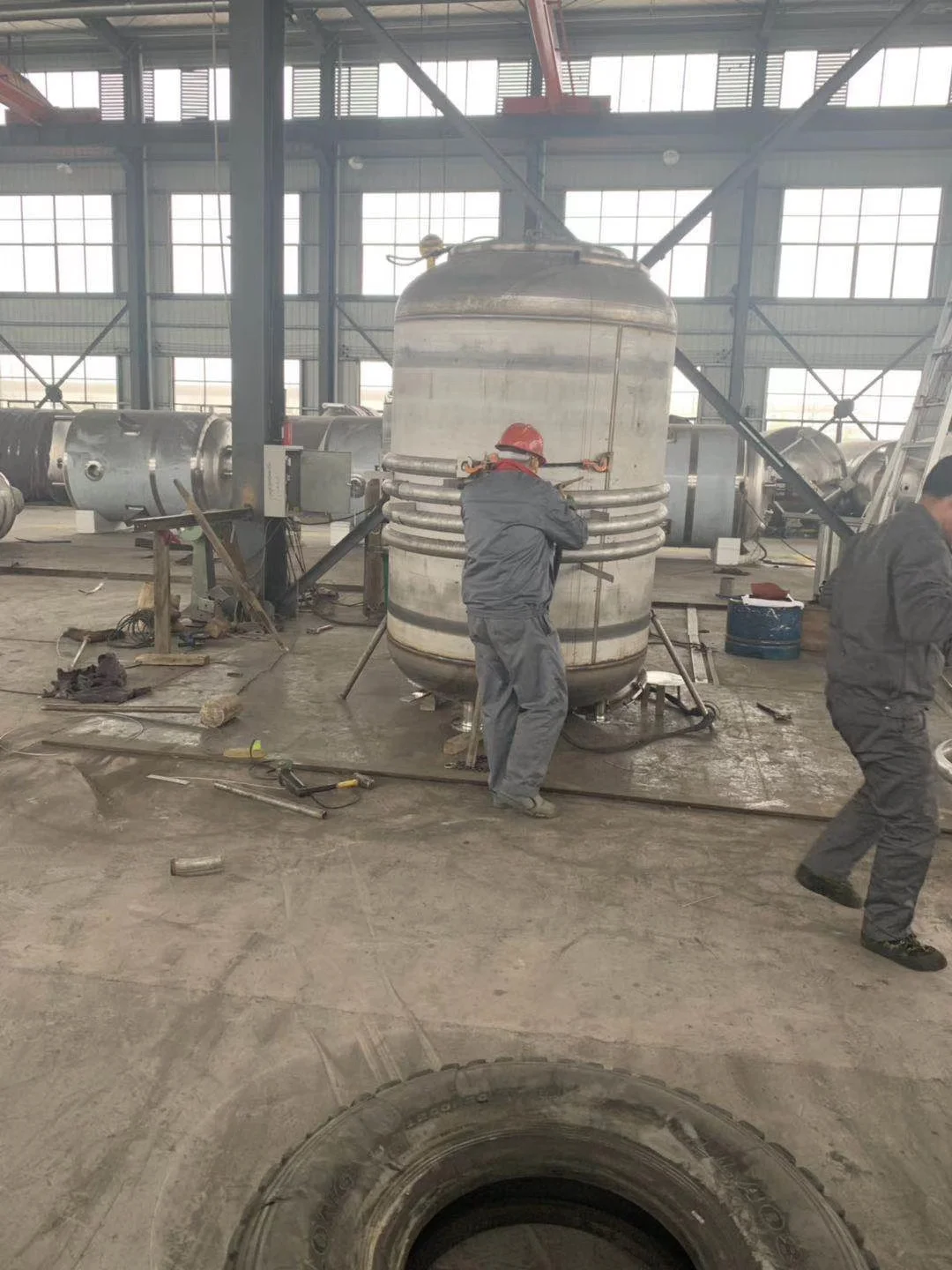 Stainless steel 1000L-20000L continuous stirred tank reactor industrial batch reactor price