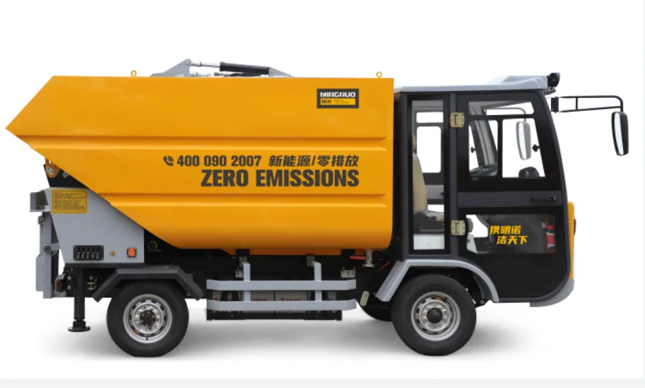 electric cargo truck with lifter electric cargo truck garbage collection vehicle back loader garbage truck