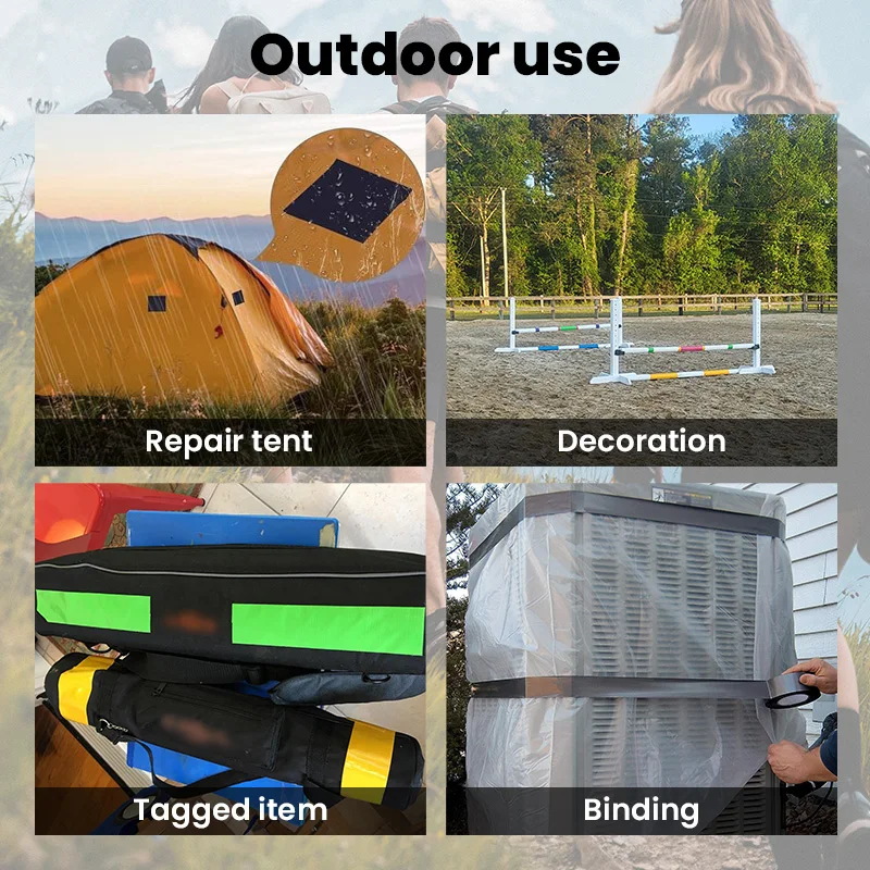 Factory Wholesale Double-sided easy-to-tear double-seam adhesive waterproof fabric carpet duct tape