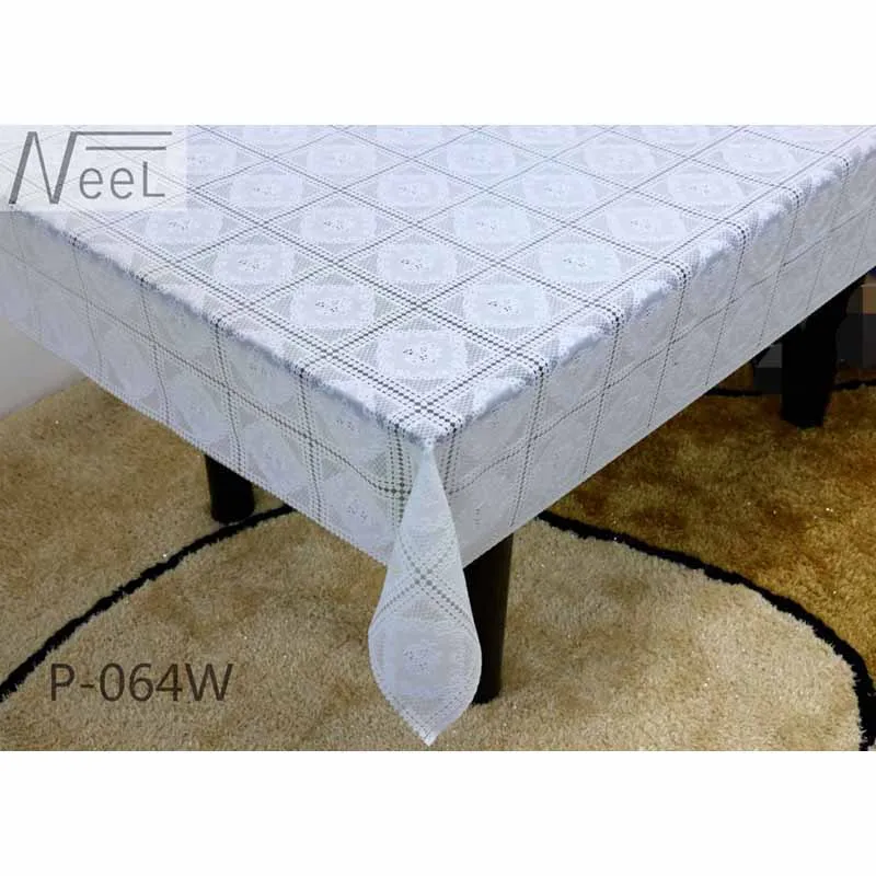 Restaurant Customized Tablecloth Waterproof Tablecloth Pvc Tablecloth Lace Printed Pvc Table Cloth Roll