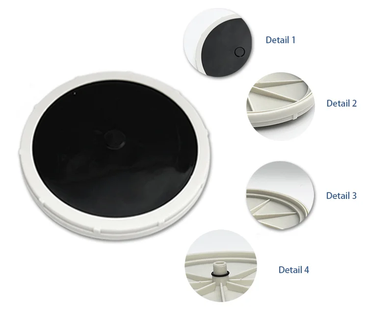 260 mm  10 inch disc Plate type Low Price Fine bubble disc diffuser for water treatment oxygen aeration membrane