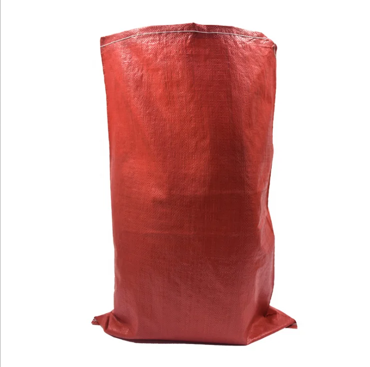 
Полиэтиленовые плетеные пластиковые пакеты красного цвета 50 кг для Алжира, семена подсолнечника с вкладышем 