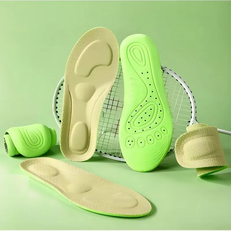 Chinese herbal essence of the insole Sports  and sweat   insole is not tired standing for a long time foot massage insole