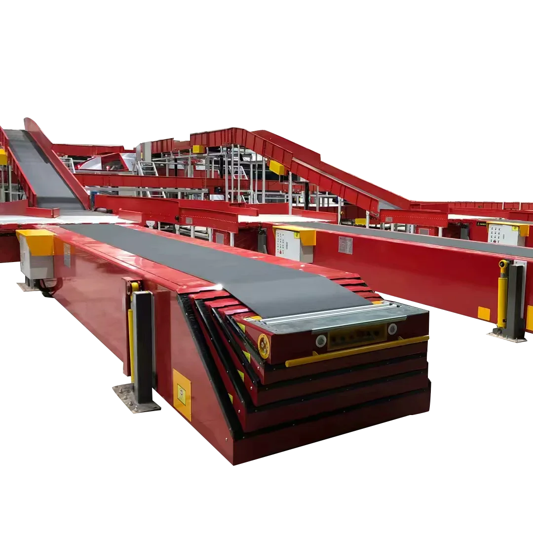 Telescopic Belt Conveyors  Extendable Conveyor Used for Loading Truck container unloading equipment