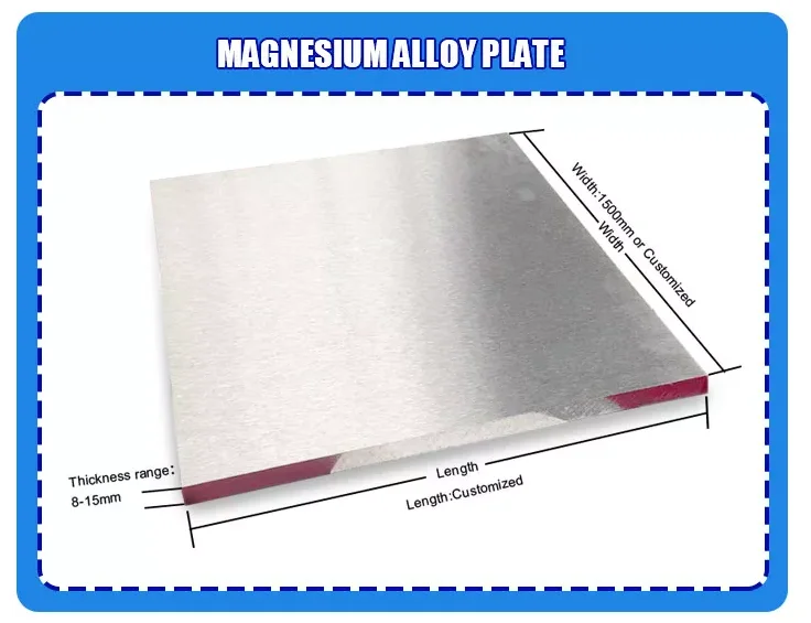 az31 az61 az91magnesium alloy plate sheet magnesium etching sheet for etching