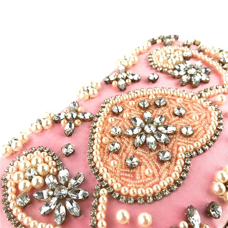 Роскошный вечерний клатч ручной работы с бусинами для свадьбы