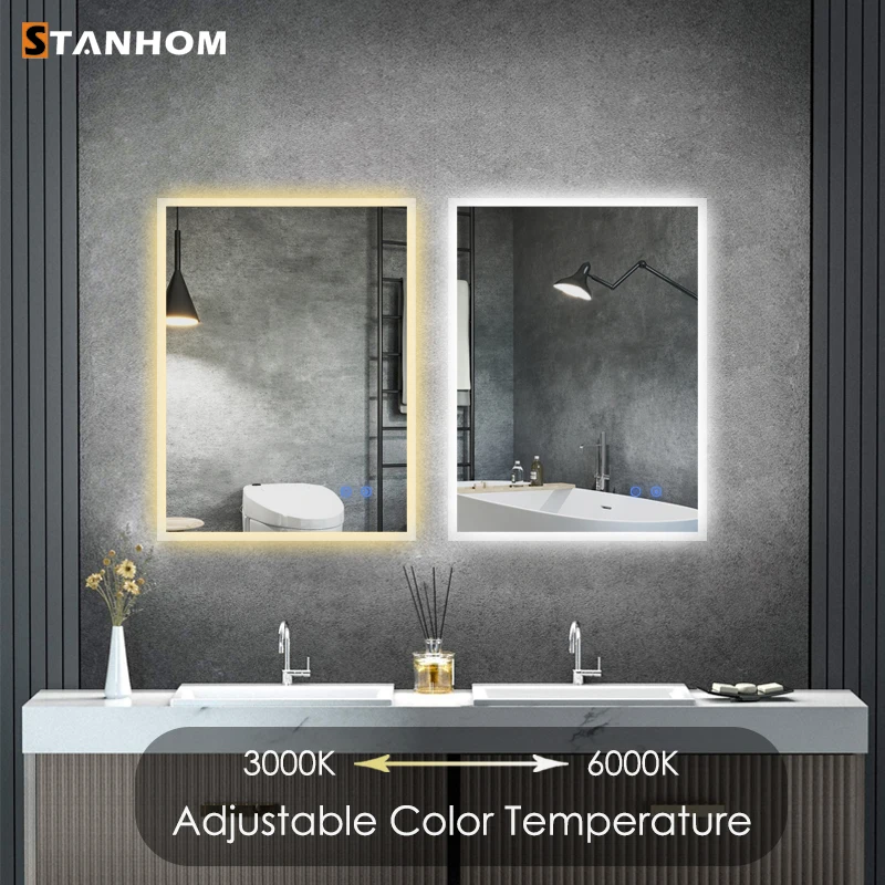 STANHOM Living Room Decorative Wall Infrared Mirror Panel Heater