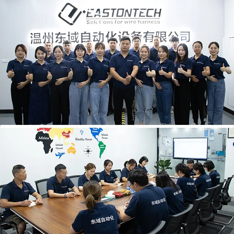 Eastontech Full Automatic Rotary corrugated plastic tube cutting machine