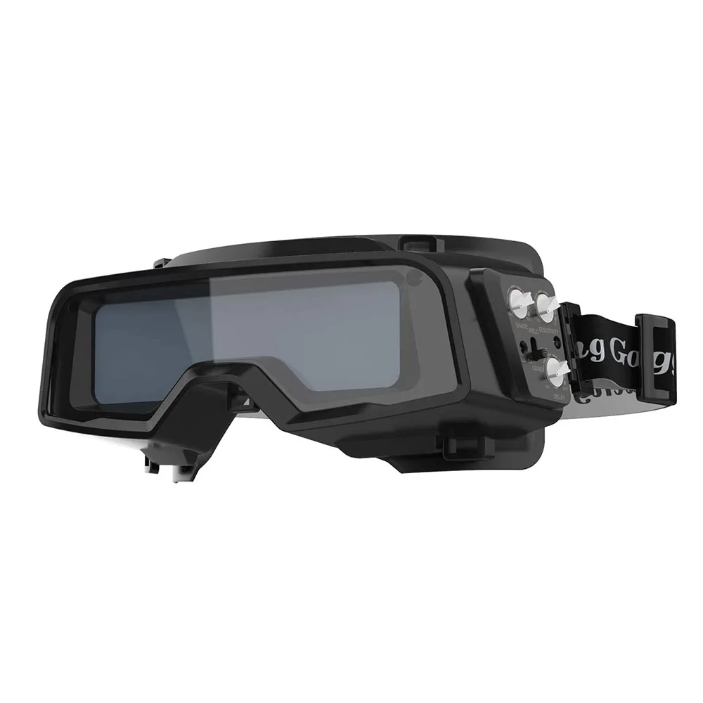 Custom Auto Darkening Welding Goggles with 2 Arc Sensors Face Shield Welding Helmet Welder Face Mask with Eye Shield