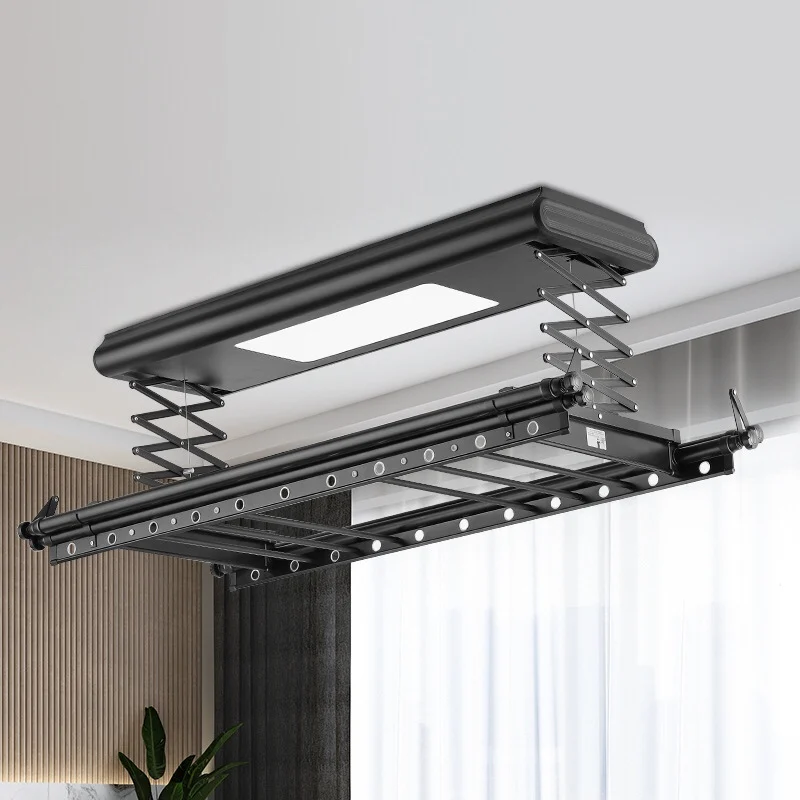 Multifunction Electric Automatic laundry lifting rack Folding Clothes Drying Hanger Dryer Rack