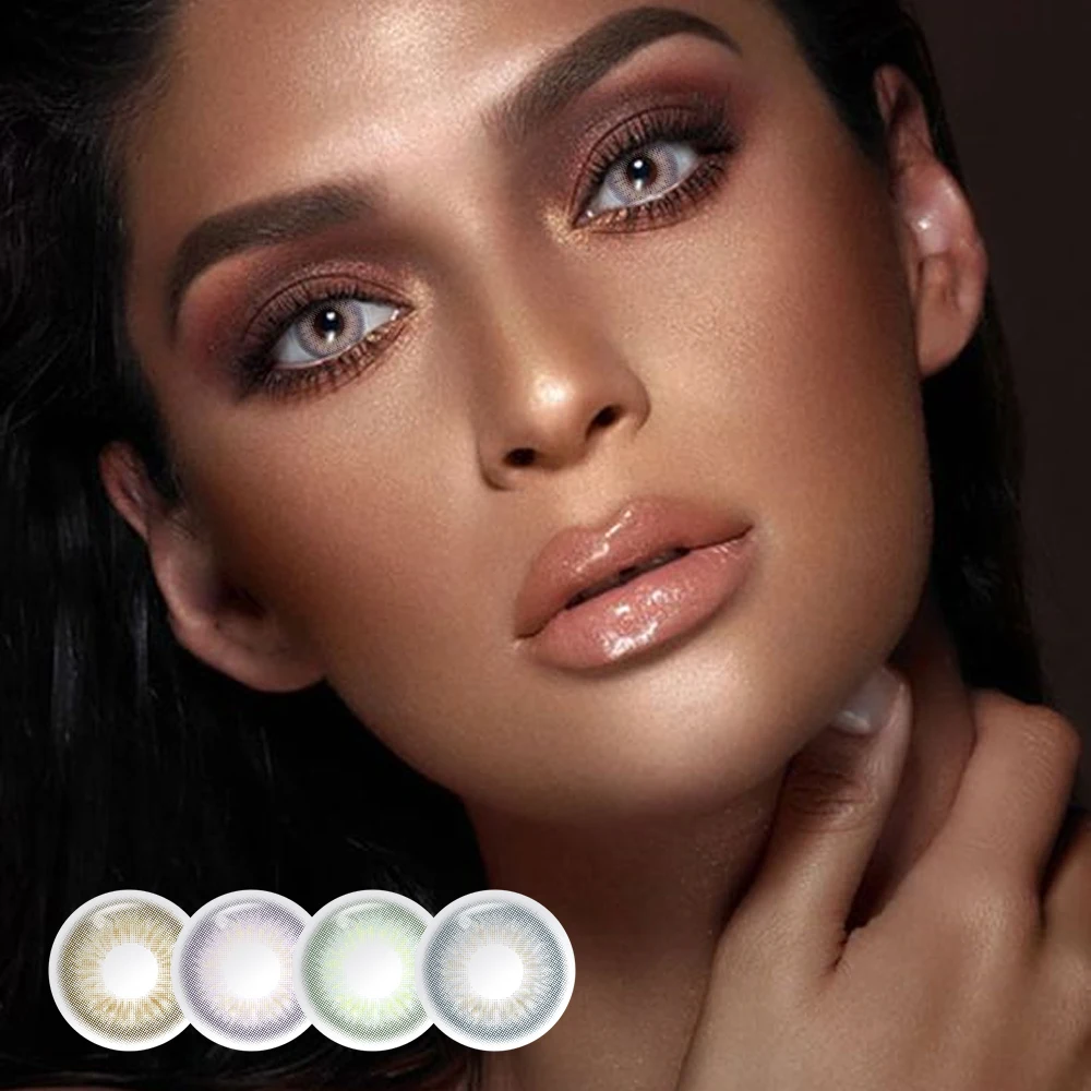 TX brand OEM/ODM natural soft 14.2mm  lentes  de contacto para ojos