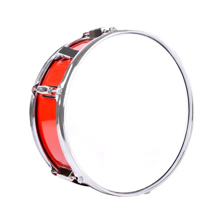 13 дюймовый snare барабан студенческая команда нержавеющая сталь Корпус барабана краски высокого