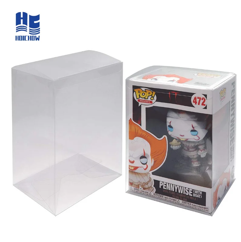 
Pop Protector 0.5 mm Thick Clear Plastic Case for Funko Vinyl Figures 
