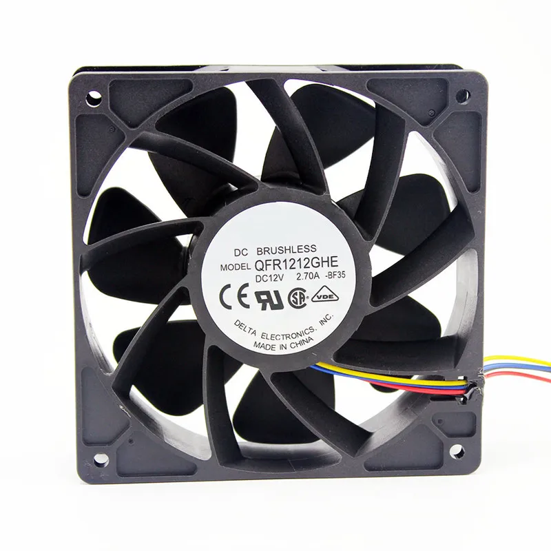 Powerful High CFM Large Air Flow Brushless Axial Flow Fan 120*120*38mm DC Cooling Fan (62235266554)