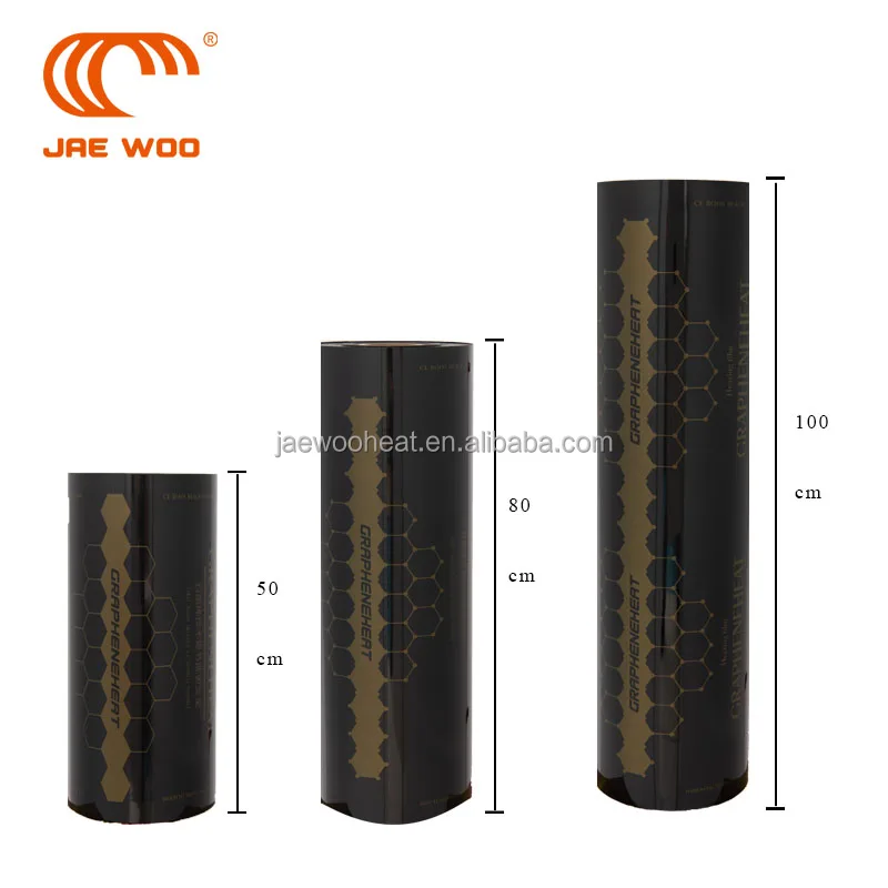 Thin Electric Floor Heating Film  Mat For Radiant Partial Drying, House Heating, And Educational Facility Heating