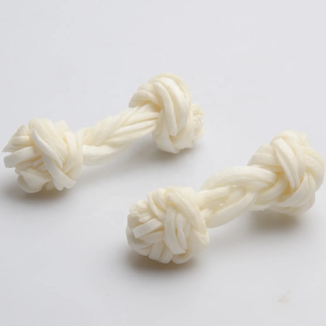 Собственный бренд натуральные лакомства для собак жевательные здоровые зубы легко усваиваемые игрушки из белой воловьей кожи сухожилия кости