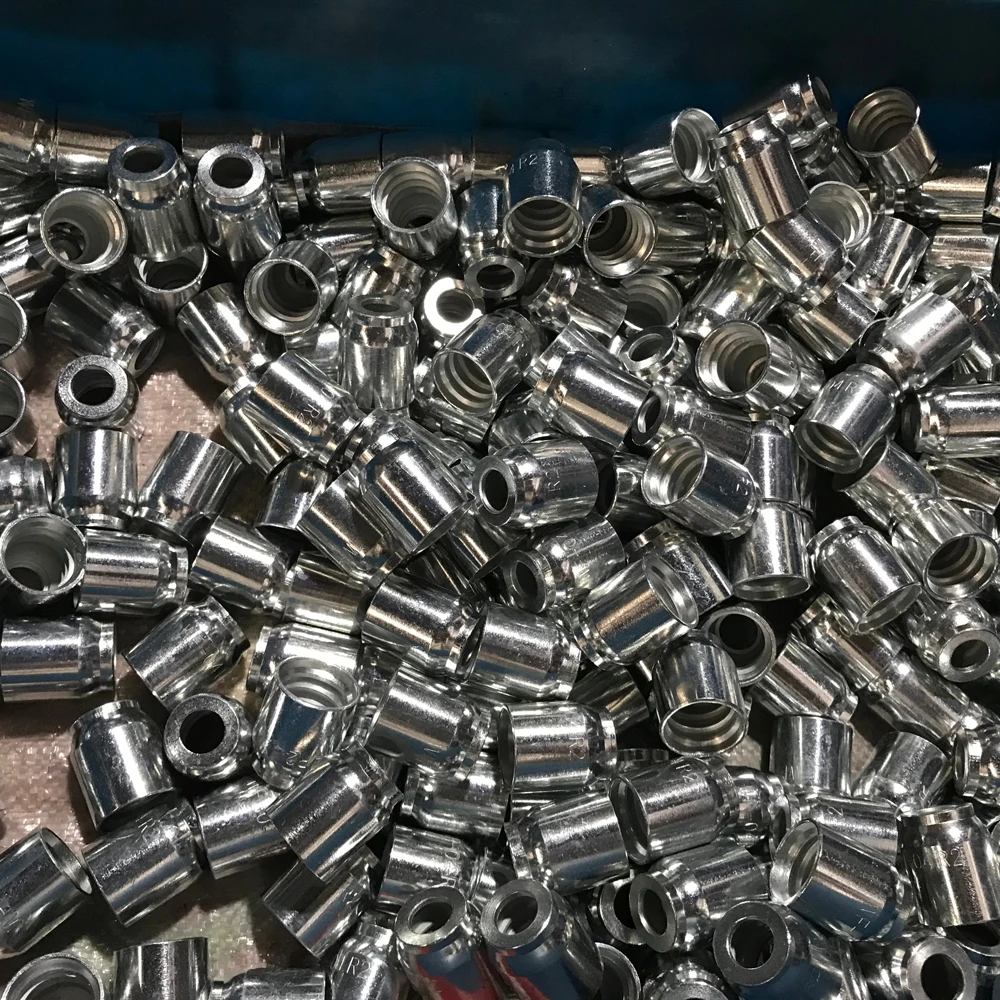 custom steel hydraulic male couplers custom metal hardware hose fittings connectors