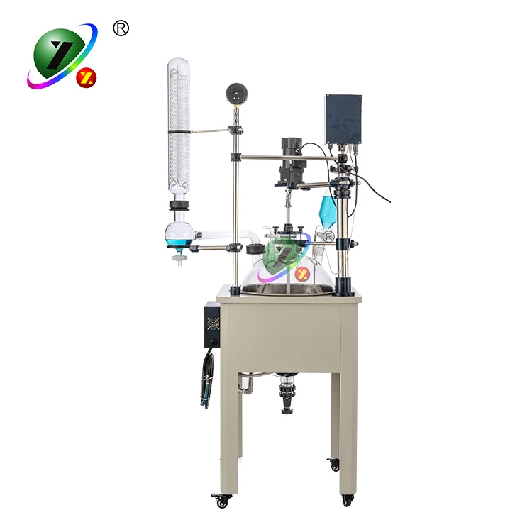 100L multi-function reactor single layer glass reactor