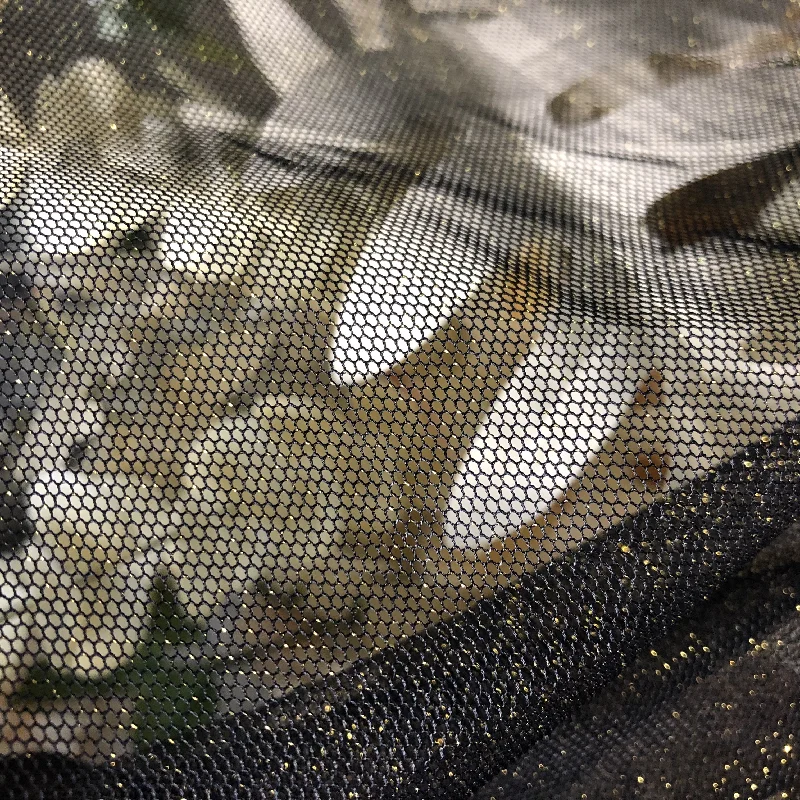 Soft And New Affordable Shining Net Mesh Gold Net Lace Net Fabric For Curtains