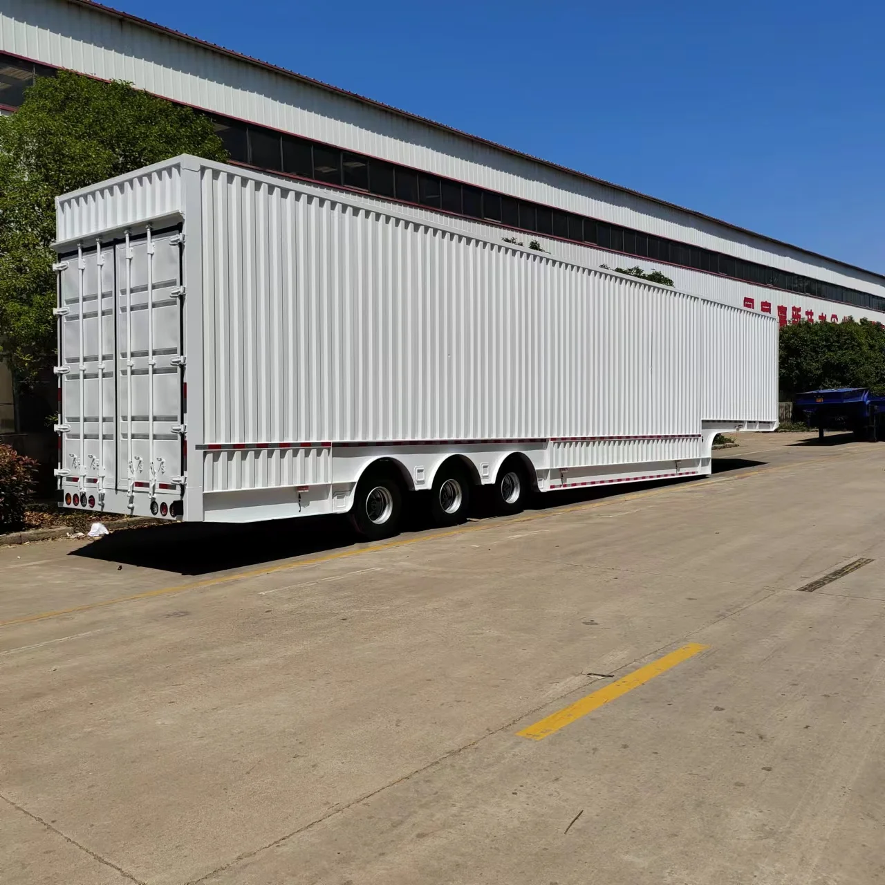 Competitive price container trailer semi-trailer 130 cubic meters