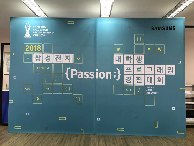 Dye Sublimation Tension Fabric Backdrops Aluminum Profile Modular Portable Pop Up Display Stand