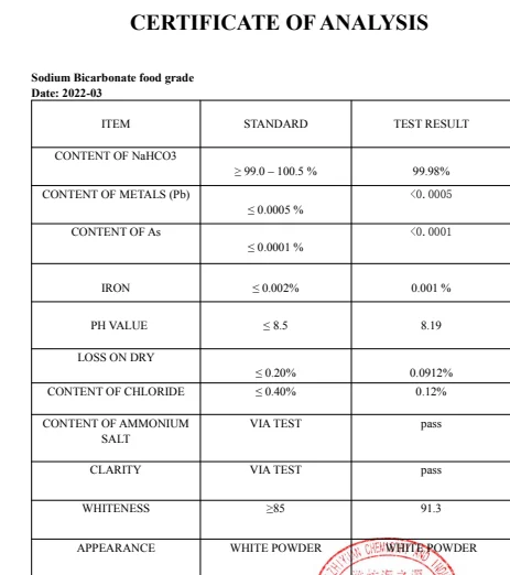 sodium bicarbonate