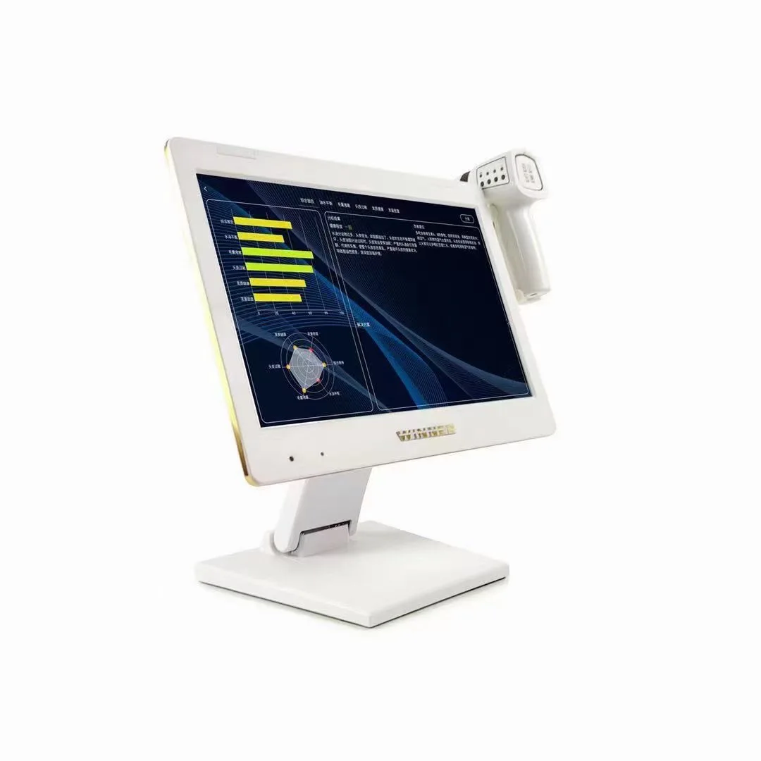 Smart skin hair testing analysis machine/facial skin analyzer/skin scanner