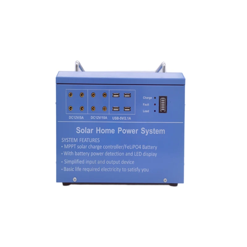 
Solar home lighting system for The lamp fan TV Mobile phone charging 