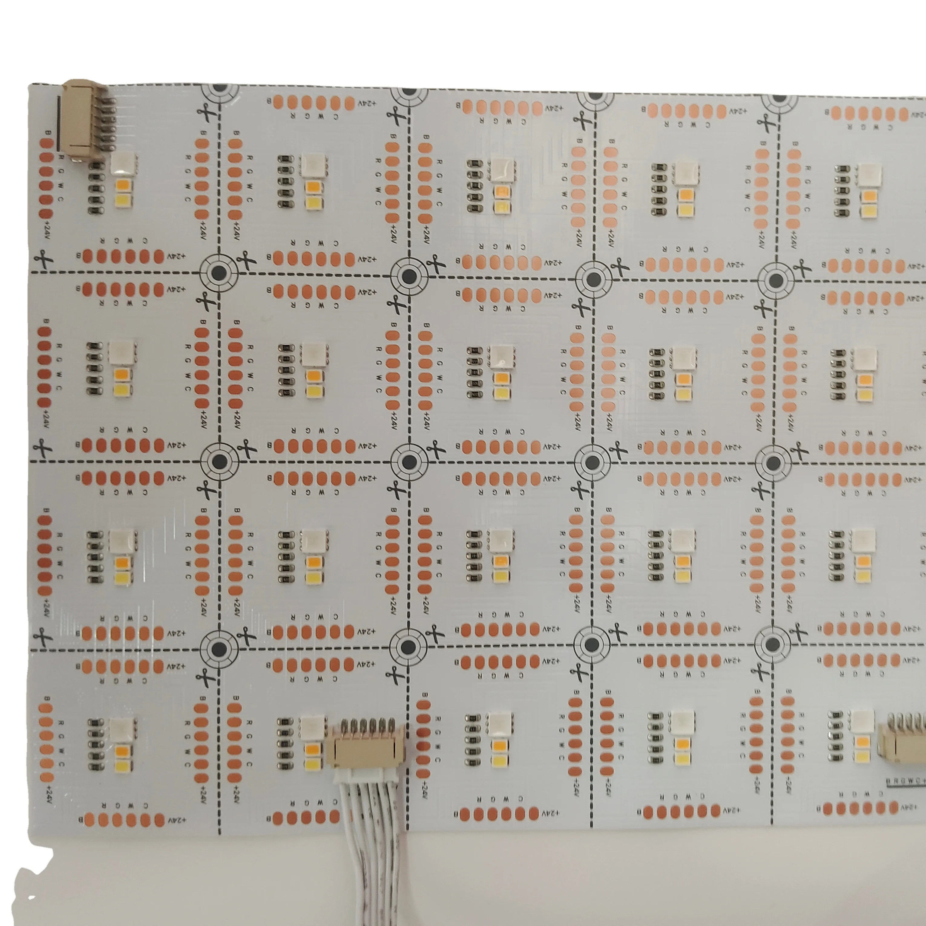SMD 5050 CRI95 + 1-светодиодная панель RGBW Заводская Продажа прямые светодиодные модули световые полосы 144 светодиоды/шт. 60 Вт/шт размер 24*48 см