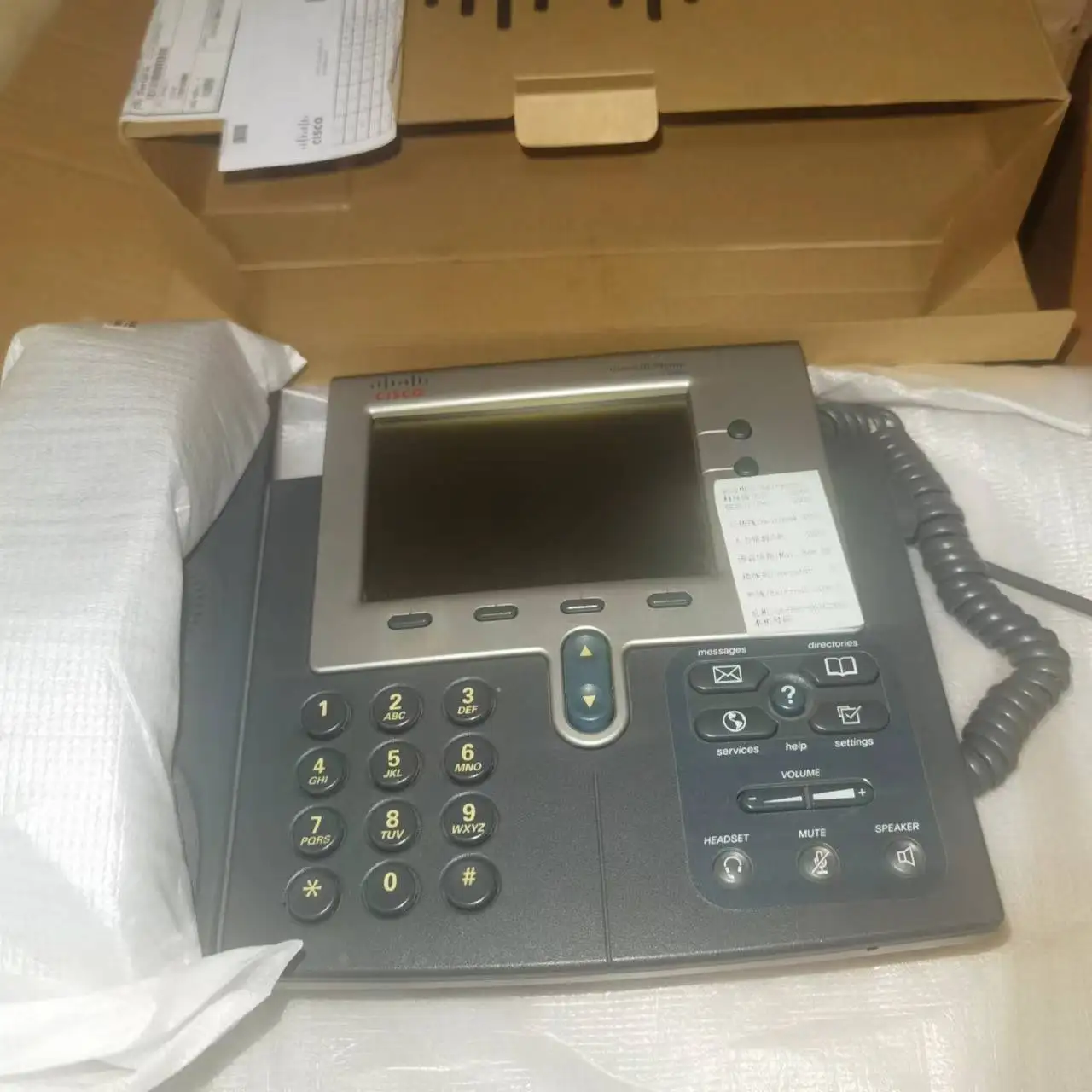 2022 Used  IP Phone 7942G, Cisco-7900 Series keep in store IP Phone CP-7900