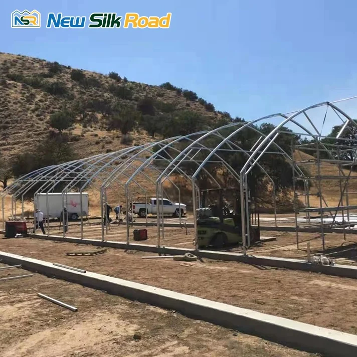 NSR Greenhouse Single Span Blackout Hemp Light Deprivation Greenhouse For Hemp